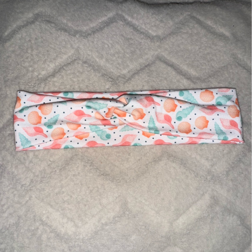 Seashell Patterned Headband